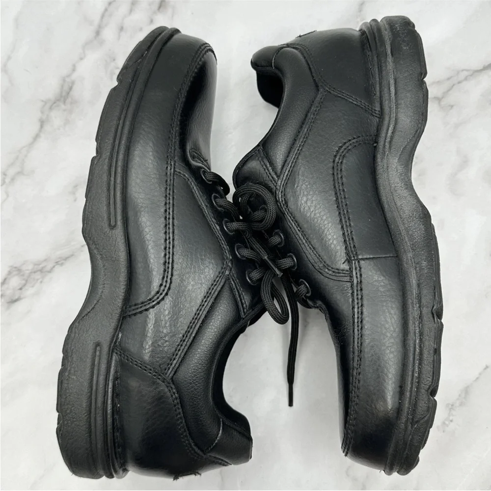Rockport Shoes Mens Size 10M Black Leather Casual Walking Sneakers K71218